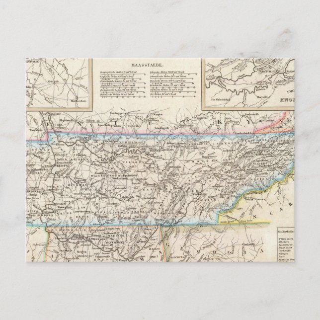 Tennessee 6 vykort (Framsida)