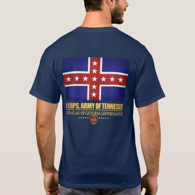 Tennessee-armén (polk) t-shirt (Baksida)