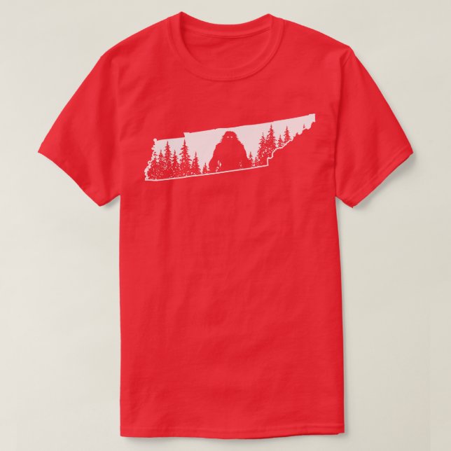 Tennessee Bigfoot T Shirt (Design framsida)