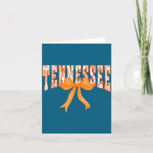 Tennessee blommor kvinnor flickor barn söta retro  kort