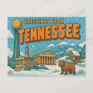 TENNESSEE Brevkarte Vykort