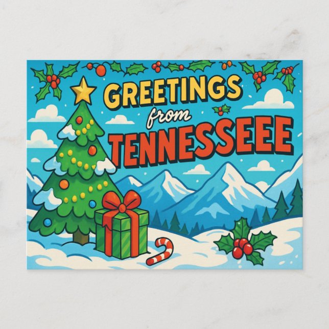 TENNESSEE Brevkort Vykort (Framsida)