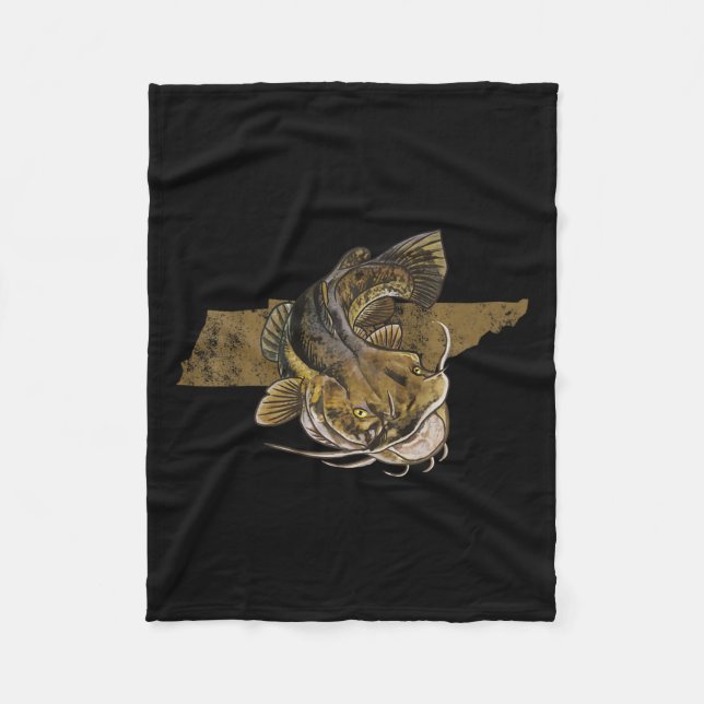 Tennessee Catfish Catfish Catfish Fleecefilt (Framsidan)