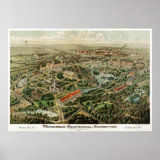 Tennessee Centennial Exposition Poster (Framsidan)
