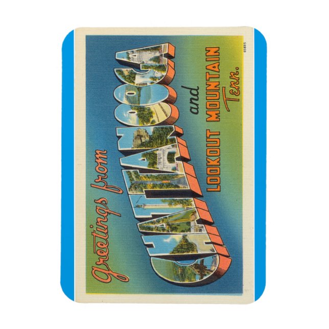 Tennessee, Chattanooga, Lookout Mountain Magnet (Vertikal)