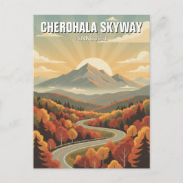 Tennessee Cherohala Skyway Souvenir Vykort
