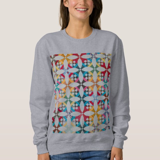 Tennessee circles quilt t shirt (Framsida)
