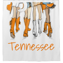 Tennessee Dam Cowboy Boots Orange Mode