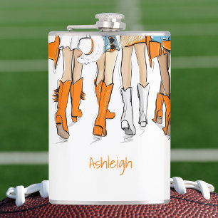 Tennessee Dam Cowboy Boots Orange Mode Namn Fickplunta