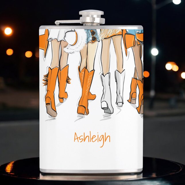 Tennessee Dam Cowboy Boots Orange Mode Namn Fickplunta (Skapare uppladdad)