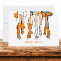 Tennessee Dam Cowboy Boots Orange Mode Namn