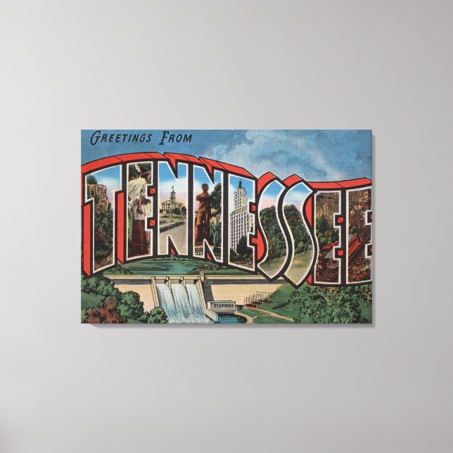 Tennessee (Dam)Large Brev ScenesTennessee Canvastryck (Framsida)