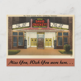 Tennessee, David Crockett Theater, Gatlinburg Vykort