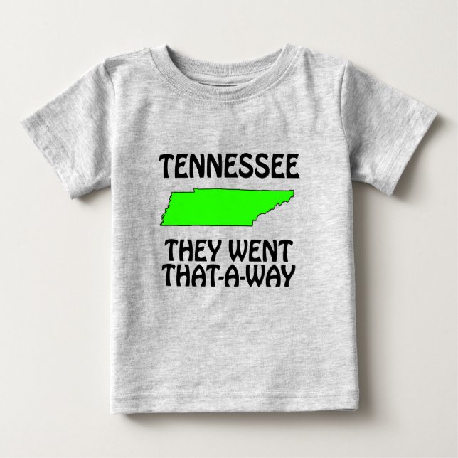 Tennessee - De Gick Åt Det Hållet T Shirt (Framsida)