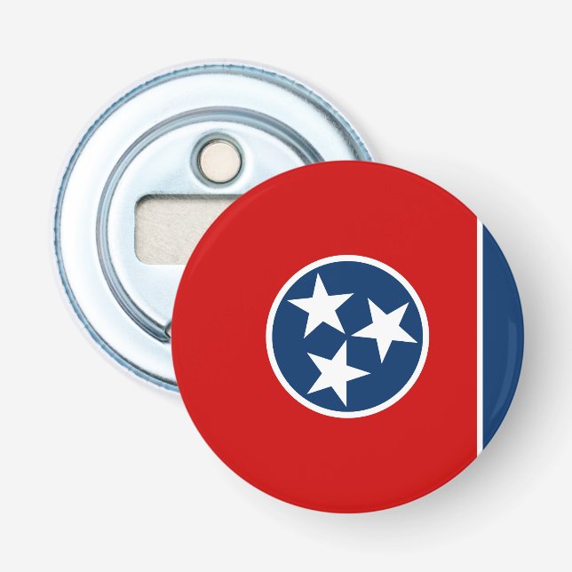 Tennessee delstatsflagga flasköppnare (Framsidan)