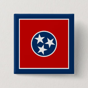 Tennessee delstatsflagga knapp