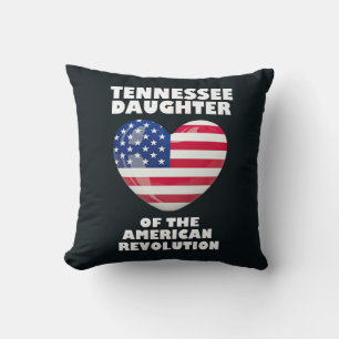 TENNESSEE Dotter Amerikanska Revolutionen DAR Stol Kudde
