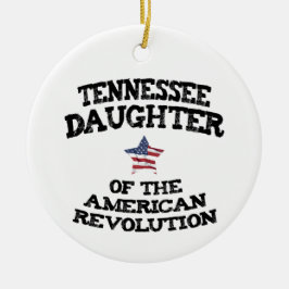 Tennessee Dotter av amerikanska revolutionen USA  Julgransprydnad Keramik