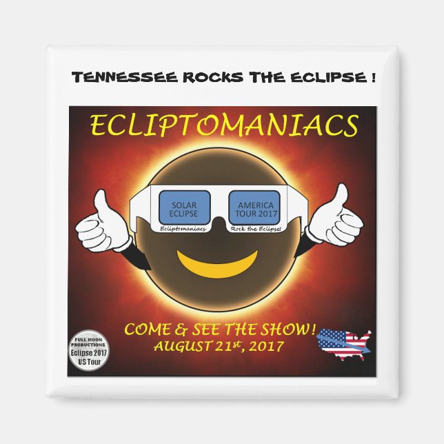 TENNESSEE ECLIPSE MAGNET (Framsidan)