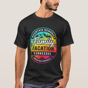 Tennessee Familjesemester Vägresa 2026 Berg T Shirt