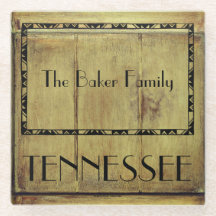Tennessee Familjpresenter Glasunderlägg