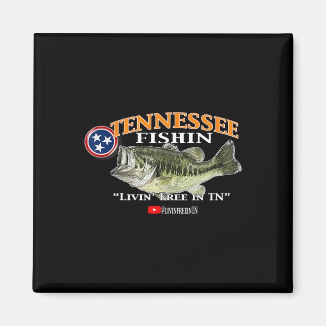 Tennessee Fishin Byb Hog Slab Fishing Magnet (Framsidan)
