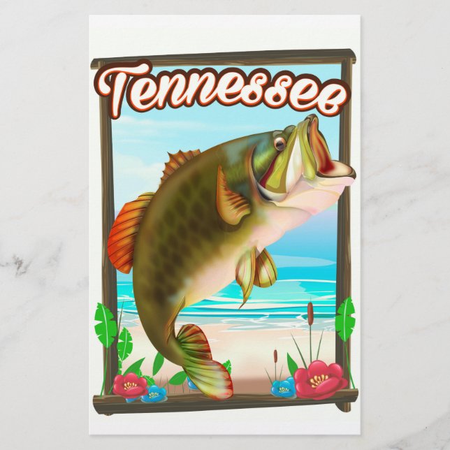 Tennessee fiskeposter. brevpapper (Framsida)