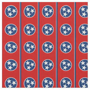 Tennessee Flagga & America State Fabric/USA mode Tyg