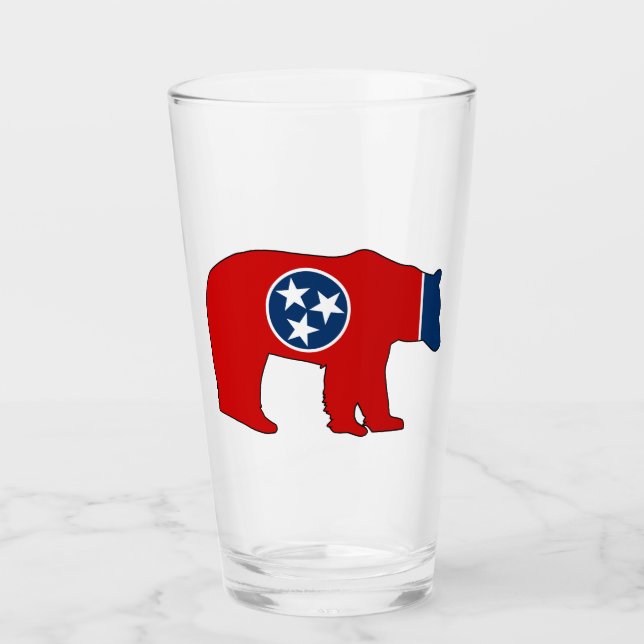 Tennessee Flagga Björn Glaskopp (Framsida)
