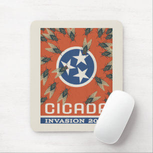 Tennessee Flagga Cicada Invasion Musmatta