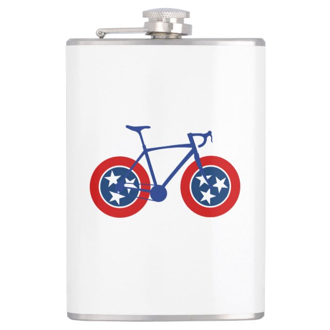 Tennessee Flagga Cycling Fickplunta (Framsidan)