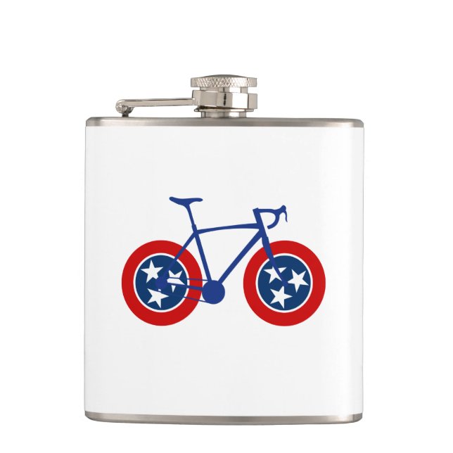 Tennessee Flagga Cycling Fickplunta (Framsidan)