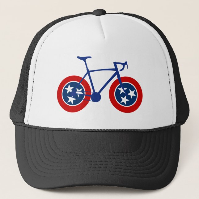 Tennessee Flagga Cycling Keps (Framsida)
