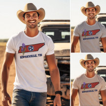 Tennessee Flagga & Flower Lila Iris Anpassningsbar