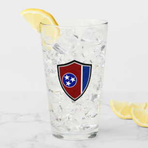 Tennessee flagga glaskopp