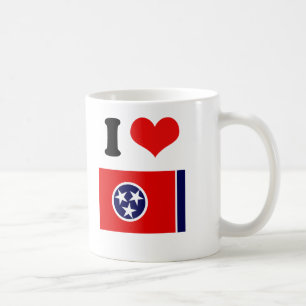 TENNESSEE FLAGGA KAFFEMUGG
