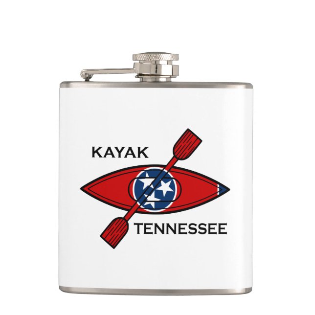 Tennessee Flagga Kajak Fickplunta (Framsidan)