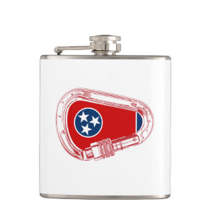 Tennessee Flagga klätting Carabiner Fickplunta