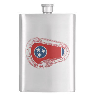 Tennessee Flagga klätting Carabiner Fickplunta