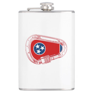 Tennessee Flagga klätting Carabiner Fickplunta