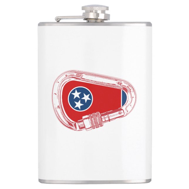 Tennessee Flagga klätting Carabiner Fickplunta (Framsidan)