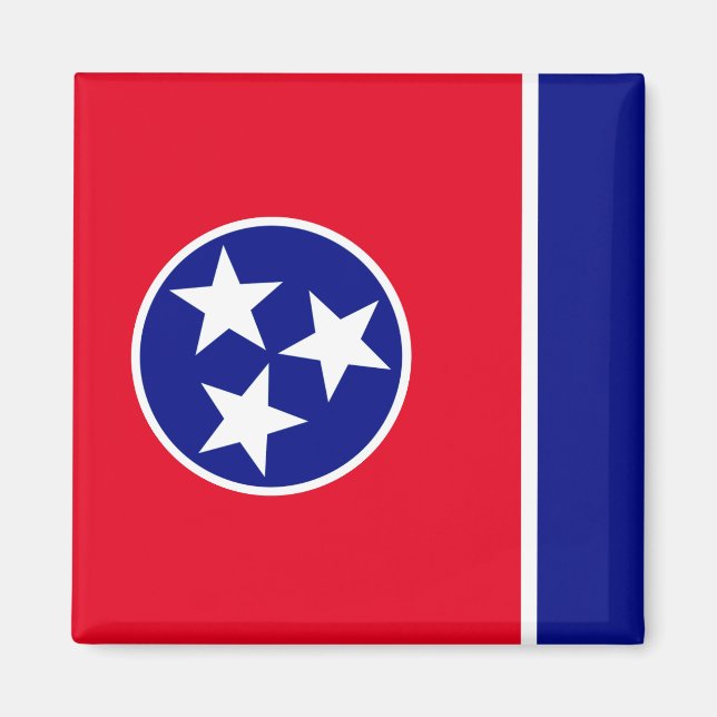 Tennessee flagga magnet (Framsidan)