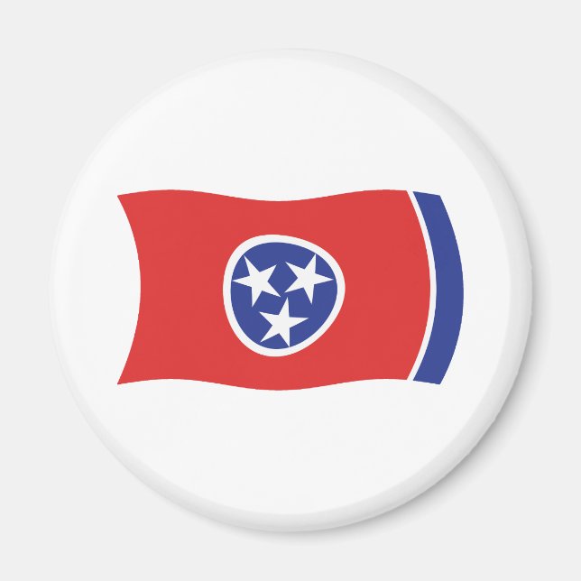 Tennessee Flagga Magnet (Framsidan)