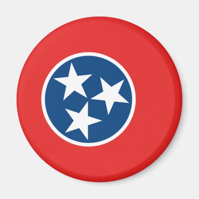 Tennessee Flagga Magnet (Framsidan)