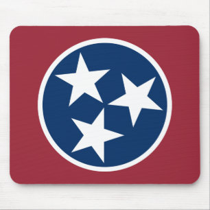 Tennessee flagga musmatta