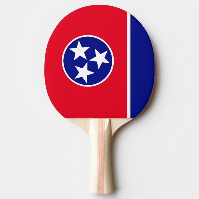 Tennessee flagga pingisracket (Framsidan)