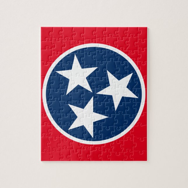 Tennessee Flagga Pussel (Vertikal)
