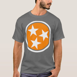 Tennessee Flagga Stars Big Orange T Shirt