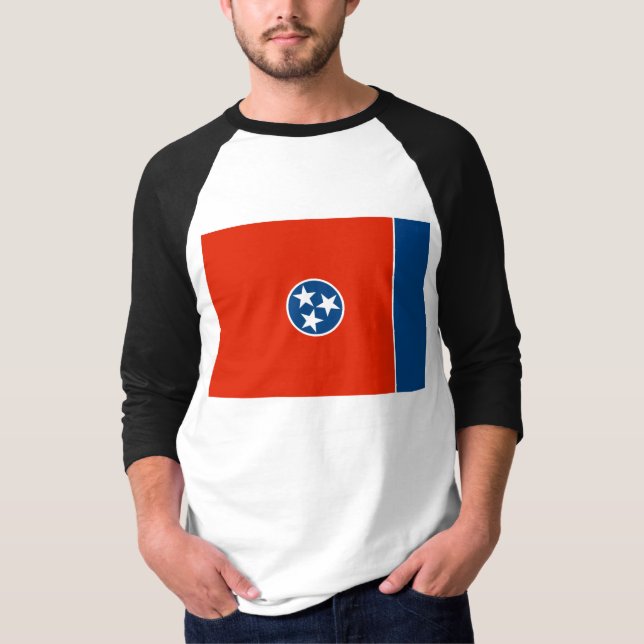 Tennessee flagga tee (Framsida)