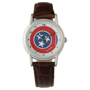 Tennessee Flagga & Tennessee mode USA / design Armbandsur